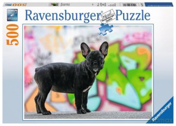 RAVENSBURGER 500EL Buldog francuski [PUZZLE]