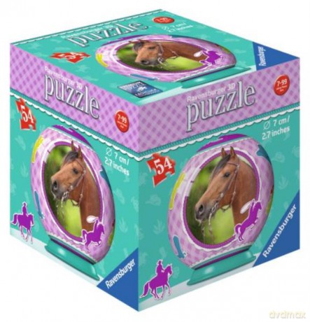 RAVENSBURGER 54 el. Konie sportowe [PUZZLE]