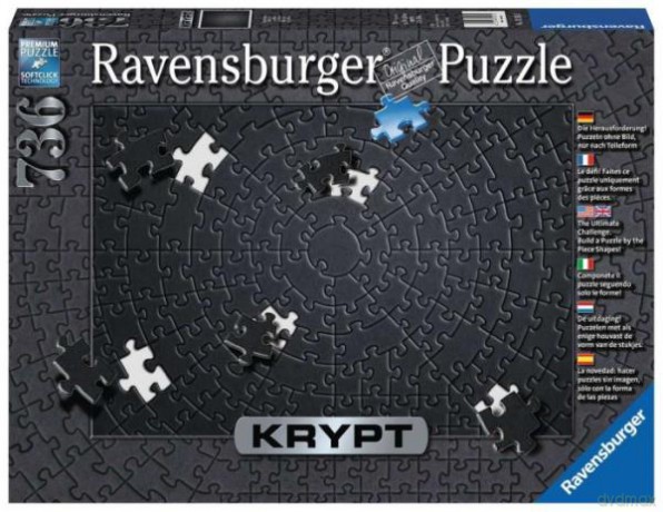 RAVENSBURGER 736 el. KRYPT czarny [PUZZLE]
