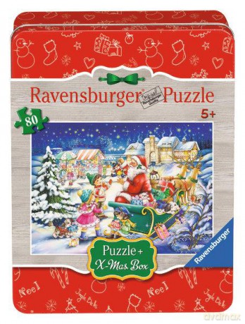 RAVENSBURGER 80 el. Świąteczne prezenty [PUZZLE]