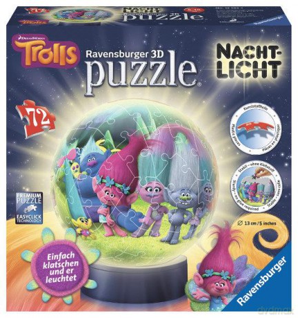 RAVENSBURGER lampka 72 el. Trolle [PUZZLE]