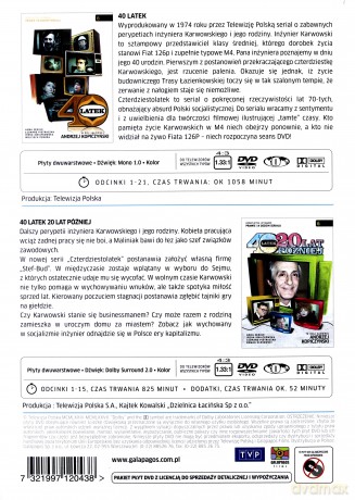 40-latek Czterdziestolatek / 40-latek Czterdziestolatek 20 lat później Pakiet [12DVD]