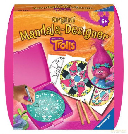 RAVENSBURGER Mini mandala Trolls