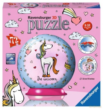 RAVENSBURGER Puzzle 3D 72 el. Jednorożec [PUZZLE]