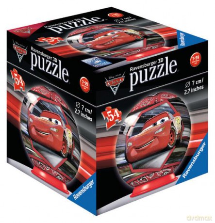 RAVENSBURGER Puzzle kuliste 54 el. Auta 3 [PUZZLE]