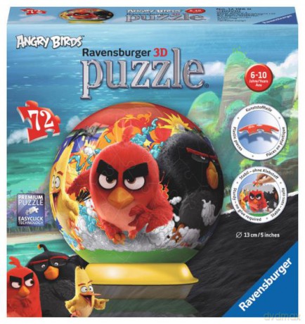 RAVENSBURGER Puzzle kuliste 72 el. Angry Birds [PUZZLE]