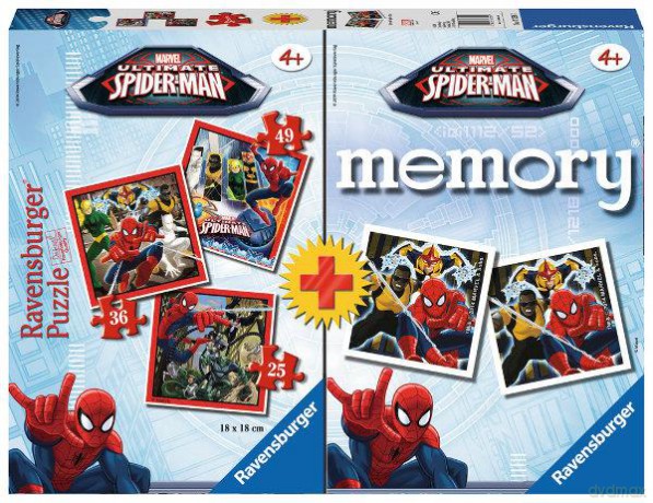RAVENSBURGER Spiderman Multipack, 3 puzzle + 1Memo [PUZZLE]