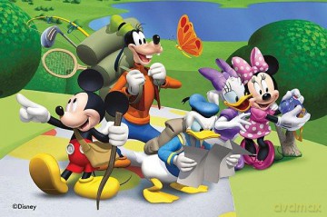 RAVENSBURGER Układanka klock. 6 el. Mickey Mouse [PUZZLE]