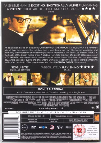 A Single Man (Samotny mężczyzna) [DVD]