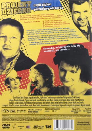 Projekt dziecko, czyli ojciec potrzebny od zaraz [DVD]