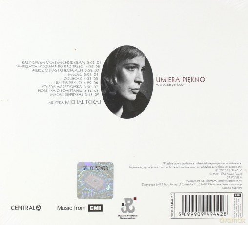 Aga Zaryan: Umiera Piękno (digipack) [CD]