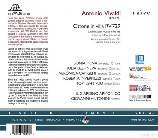 Antonini, Coin, Il Giardino Armonico: Vivaldi: Ottone In Villa [2CD]