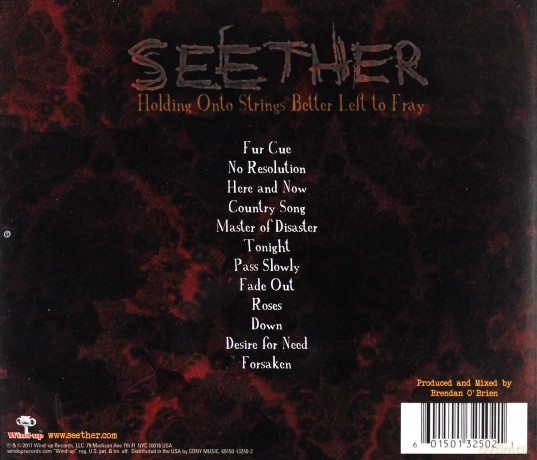 Seether: Holding Onto Strings Better Le [CD]