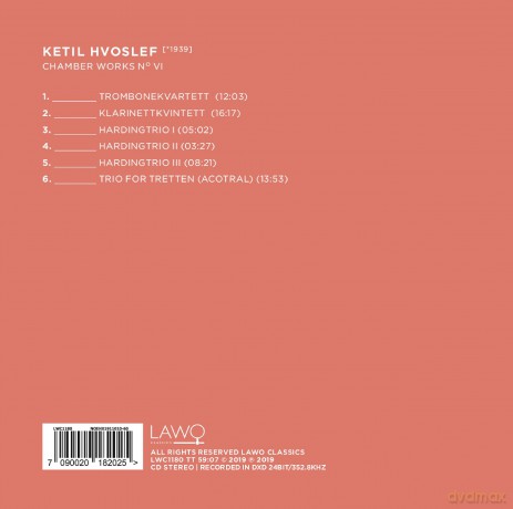 Hvoslef Chamber Music Project: Hvoslef Chamber Works No. VI [CD]