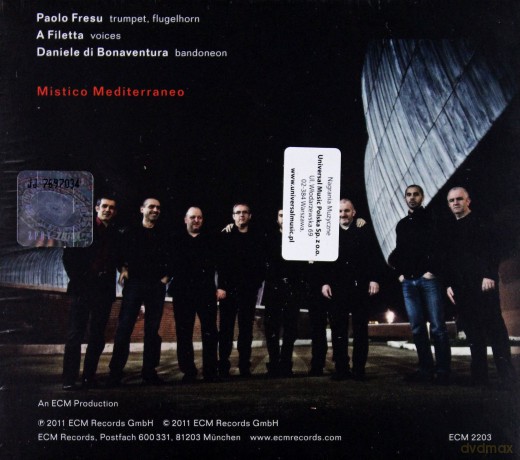 Paolo Fresu: Mistico Mediterraneo [CD]