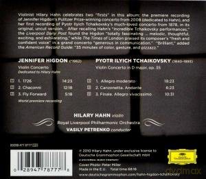Hilary Hahn: Tchaikovsky, Higdon: Violin Concertos [CD]