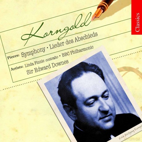 Finniebbc Podownes: Korngoldsymphonylieder Des Abschieds [CD]
