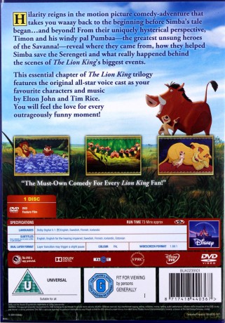 Lion King 3 (Król lew III: Hakuna matata) [DVD]