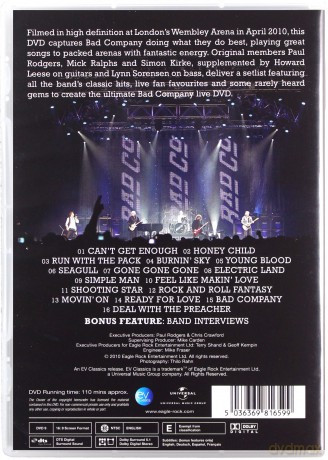Bad Company: Live At Wembley [DVD]