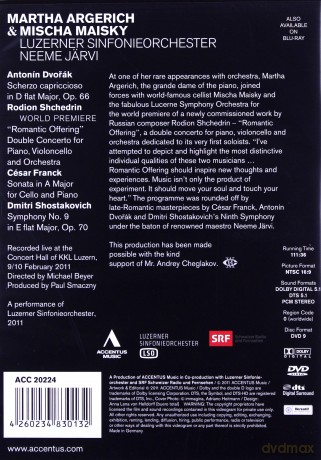 Martha Algerichmischa Maisky Lucerne Symphony Orchestra Jarvi [DVD]