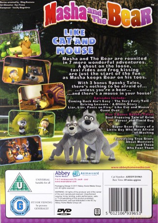 Masha And The Bear: Like Cat And Mouse (Masza i Niedźwiedź) [DVD]