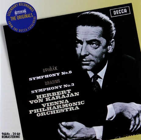 Herbert Von Karajan: Brahms: Symph.3, Dvorak: Symph.8 (Originals) [CD]