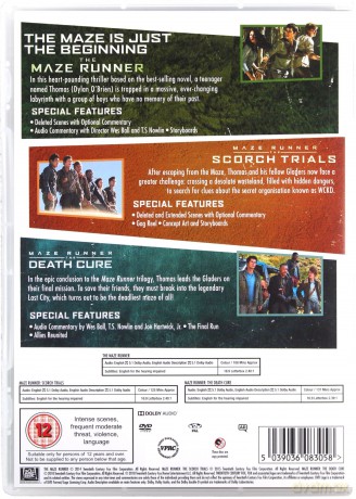 Maze Runner 1-3 Boxset [DVD]