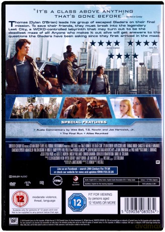 Maze Runner: The Death Cure (Więzień labiryntu: Lek na śmierć) [DVD]