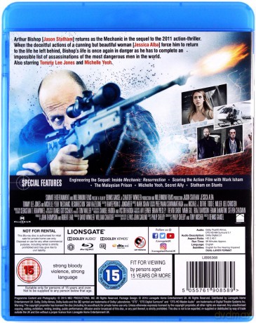 Mechanic: Resurrection (Mechanik: Konfrontacja) [Blu-Ray]