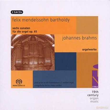 Gerd Zacher: Mendelssohn Six Sonatas For Organ Op 65 Brahms Organ Works [2CD]