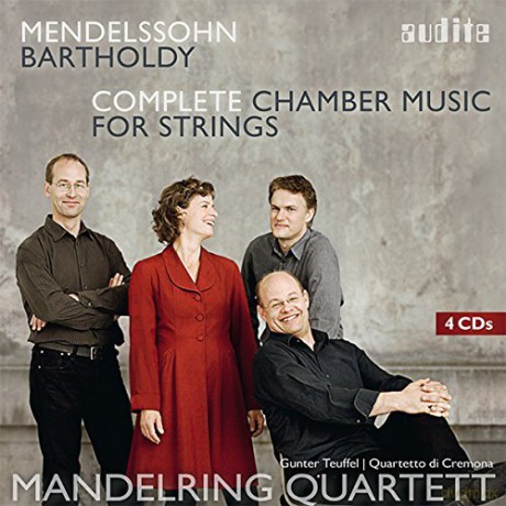 Mandelring 4tet: Mendelssohn/Cpte String Chamber Wks [4CD]