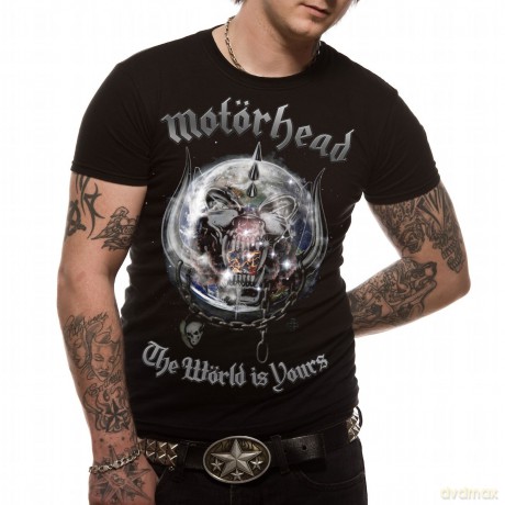 Motorhead: The World Is Yours, Black, Men's (XL) [T-Shirt]