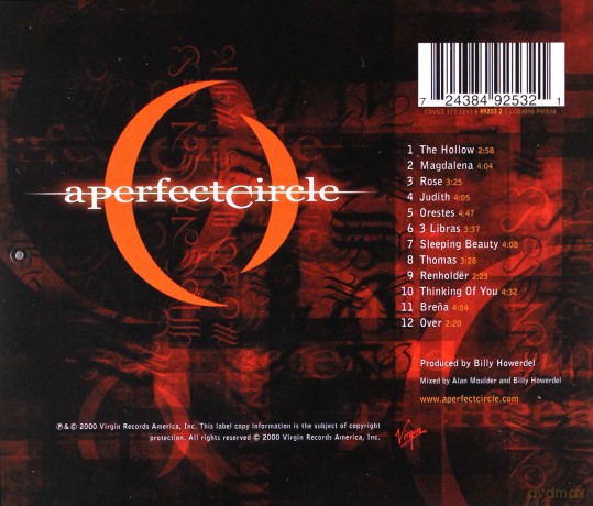 A Perfect Circle: Mer De Noms [CD]