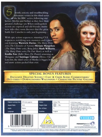 Merlin Season 3 Volume 1 (Przygody Merlina) [3DVD]