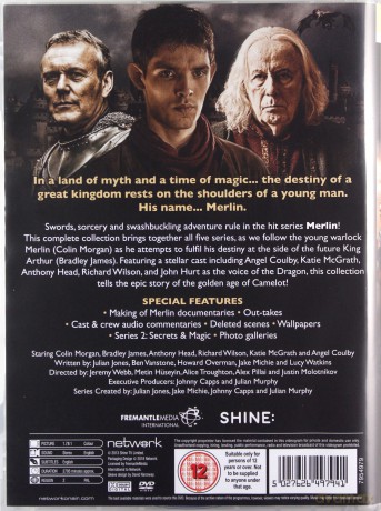 Merlin: The Complete Collection (Przygody Merlina) [27DVD]