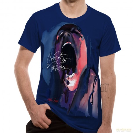 Pink Floyd: The Wall Scream, Navy, Men's (XL) [T-Shirt]