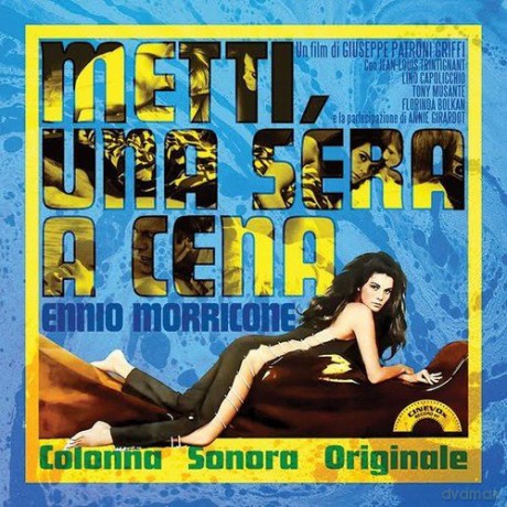 Ennio Morricone: Metti Una Sera A Cena Blue White Transparent Green Mixed [Winyl]