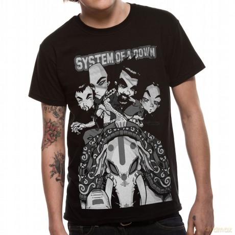 System Of A Down: Boom, Black, Men's (M) [T-Shirt]