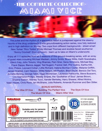 Miami Vice The Complete Series (Policjanci z Miami) [25xBlu-Ray]