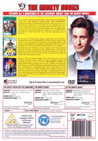 Mighty Ducks Tripack [3DVD]