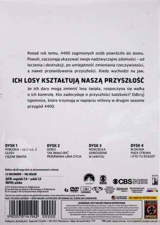 4400 sezon 2 [4DVD]