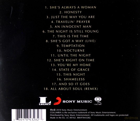 Billy Joel: She's Always A Woman - The Love Songs (UK version) [CD]