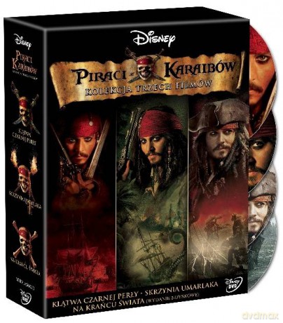 Piraci z Karaibów Trylogia [BOX] [4DVD]