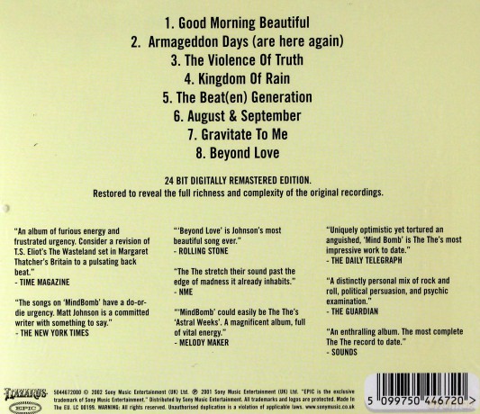 The The: Mind Bomb [CD]
