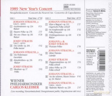 Carlos Kleiber: New Year's Day In Vienna 1989 [2CD]