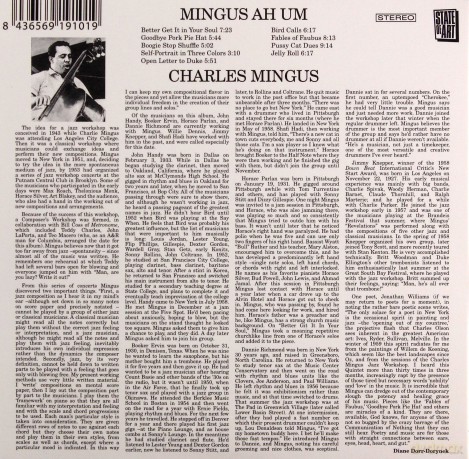 Charles Mingus: Mingus Ah Hum [CD]