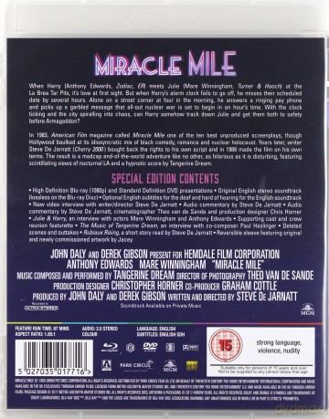 Miracle Mile (Cudowna mila) [Blu-Ray]+[DVD]