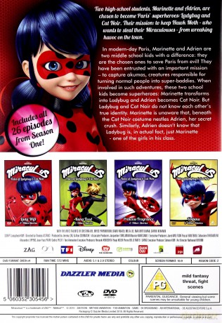 Miraculous Season 1 (Miraculum: Biedronka i Czarny Kot) [4DVD]
