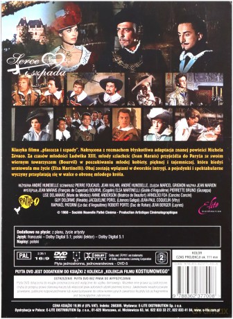 Serce i szpada (Kolekcja filmu kostiumowego) (booklet) [DVD]