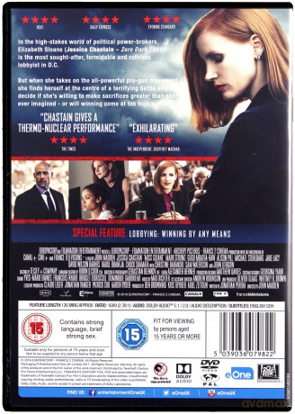 Miss Sloane (Sama przeciw wszystkim) [DVD]